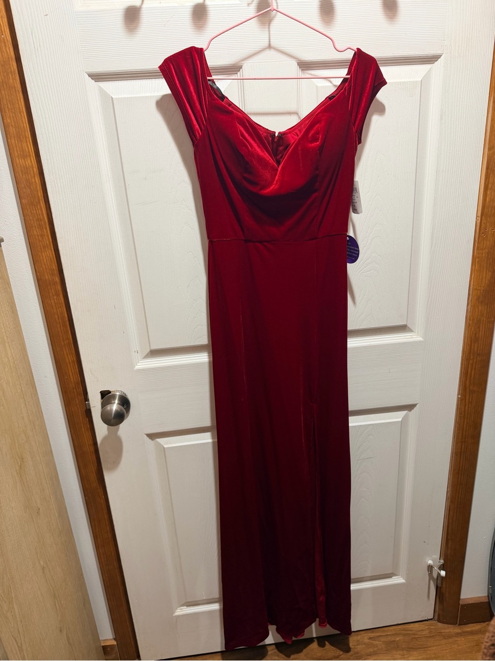 Windsor Scarlet Velvet Maxi Dress